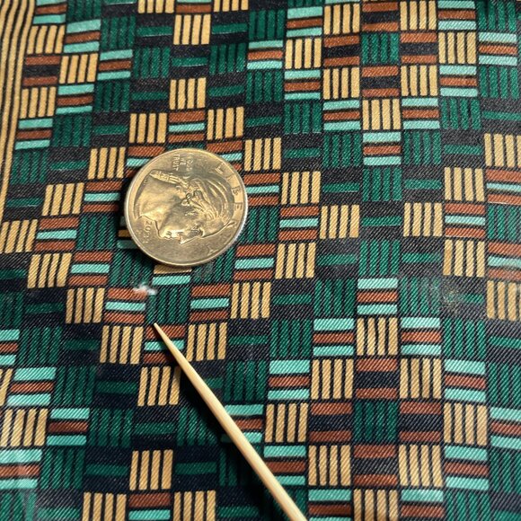 Elsa Schiaparelli Vintage Geometric Scarf – Modernist 1960s Design - Picture 11 of 13